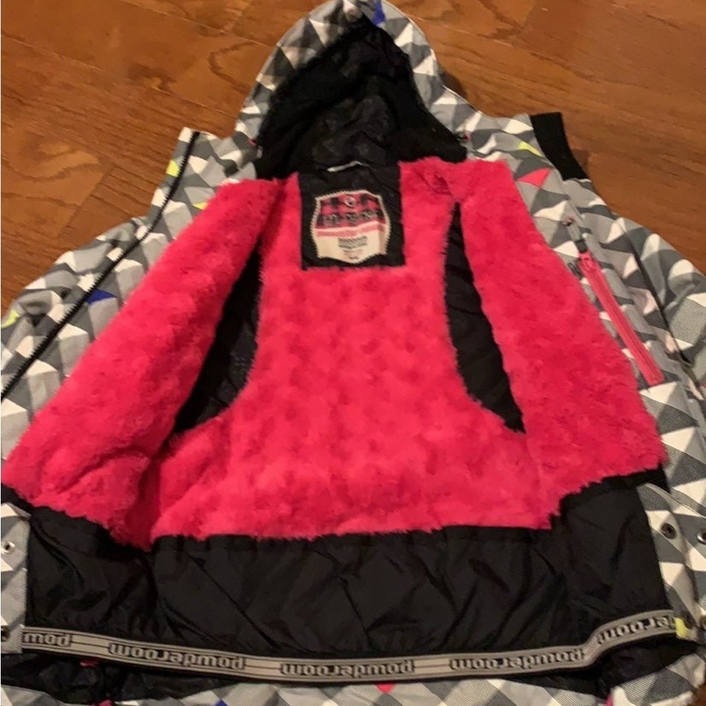 Geometric Pattern Kids Jacket - Picture 5 of 6